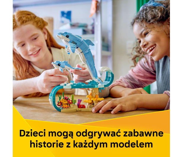 LEGO CREATOR 31385 Zwierzęta morskie: piękny delfin - 1473433 - zdjęcie 6